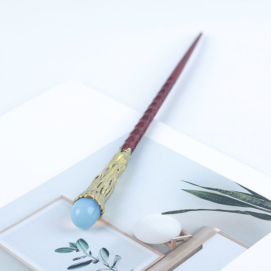 Wholesale Crystal Wood Magic Wand, Scepter, Fairy Elemental Ritual Prop
